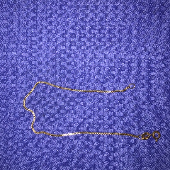 Jewelry - 7" 14Kt YG Italian Box Chain Bracelet