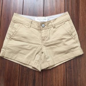 Worn once. AEROPOSTALE khaki shorts
