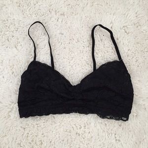 Xhilaration Black Lacy Bralette