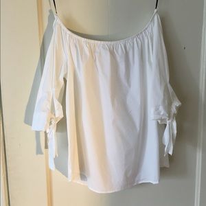 ZARA OFF THE SHOULDER TOP