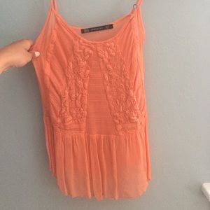 Zara blouse - coral/pink