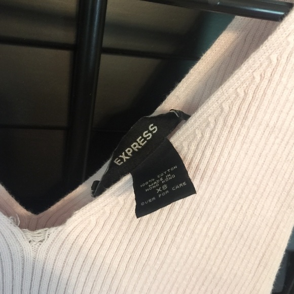 Blush colored express halter tank - Picture 2 of 2