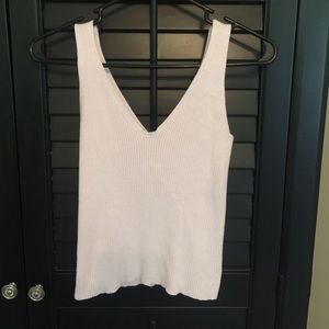 Blush colored express halter tank