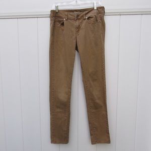 Tall khaki skinny jeans