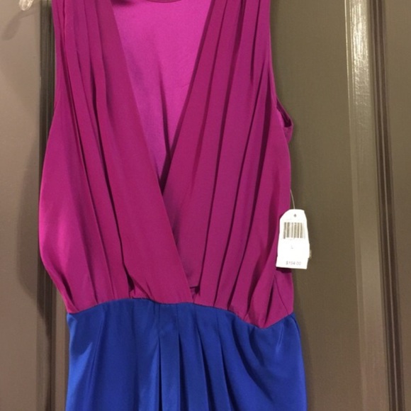 Amanda Uprichard Color-block Silk Dress, NWT! - Picture 3 of 4