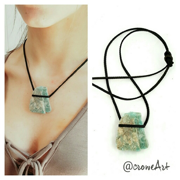 HP Natural Green Aventurine, Leather Wrapped - Picture 3 of 5