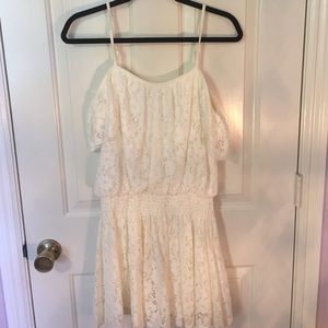 White lace dress