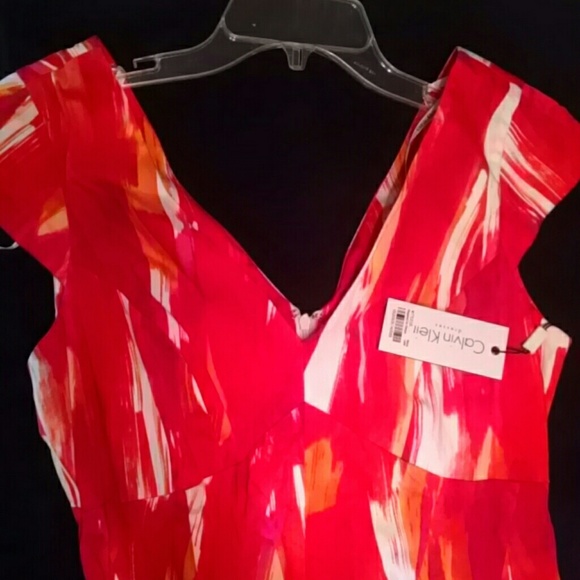 New with Tag Beautiful Calvin Klein Dress size 10 - Picture 2 of 4