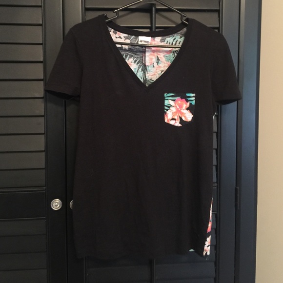 Pink floral top - Picture 1 of 2