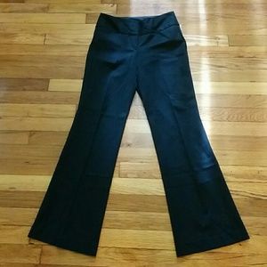 Express Editor pants wide waistband pinstripe