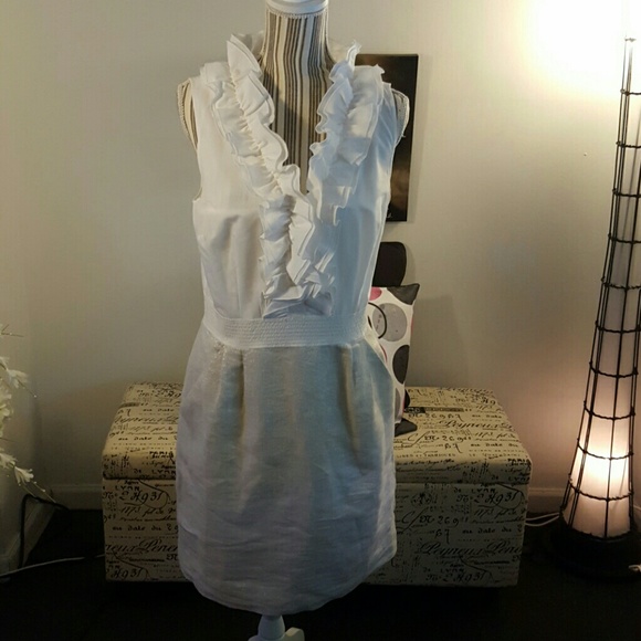 Ann Taylor LOFT Ruffle collar dress