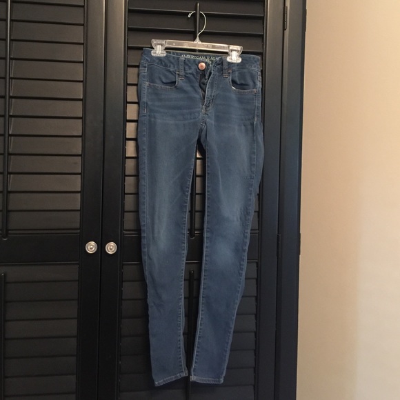 American eagle super stretch denim leggings - Picture 1 of 2