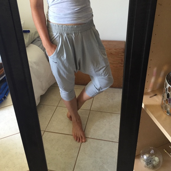 Nike dri fit low crotch running/yoga pants