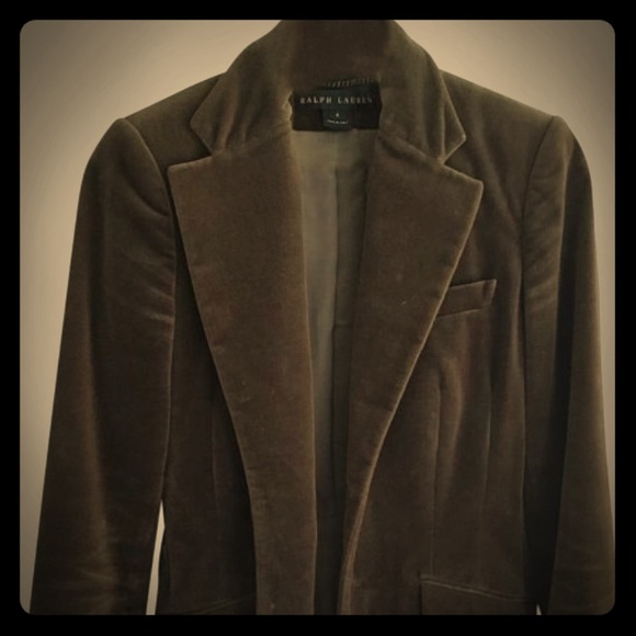 Suede Ralph Lauren blazer