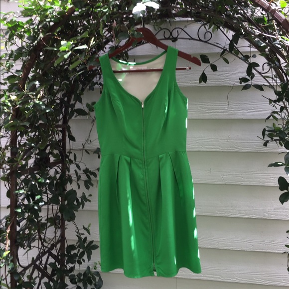 Green Silk Amanda Uprichard Dress