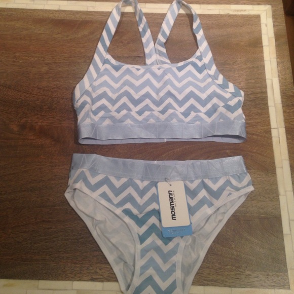 Mossman bra and underwear matching set