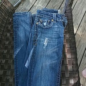 MEK Distressed Denim Jeans