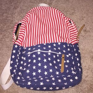 American flag backpack