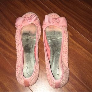 Alfani Pink Lace Flats