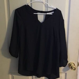 Long sleeved navy tunic