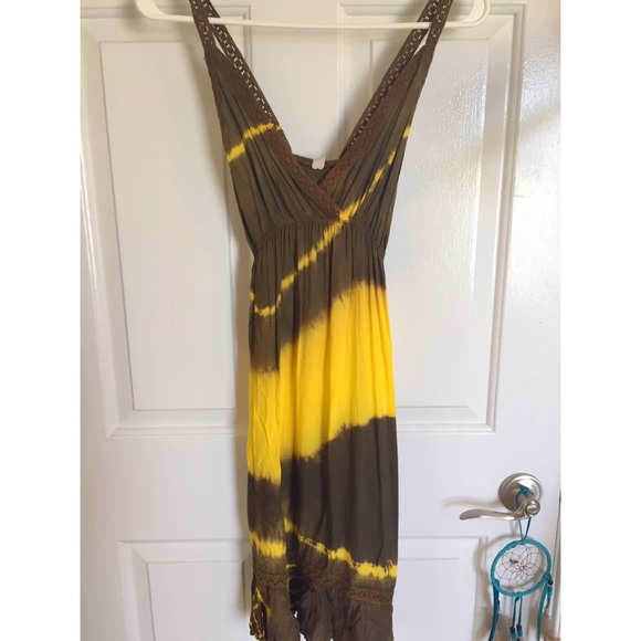 Hippie Boho Tie - Dye Dress - Size Medium - Picture 2 of 3