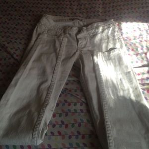 Hollister White jeans