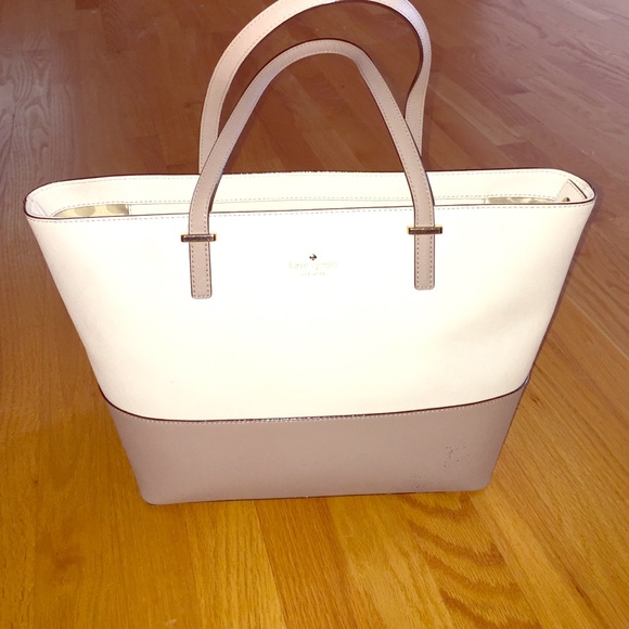 Kate Spade Ivory & Grey handbag