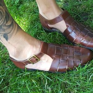 Brown leather Sandals