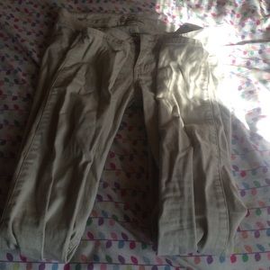 Hollister Khaki Skinny jeans