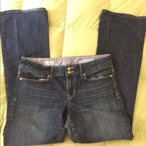 Gap dark wash perfect boot jeans
