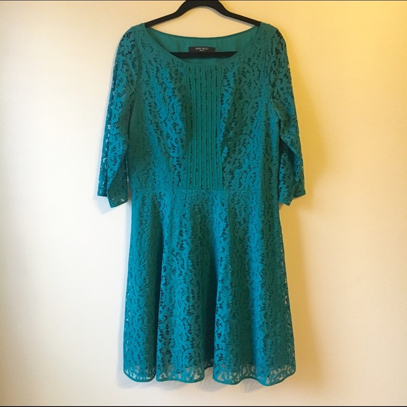 Nine West fit and flare lace dress