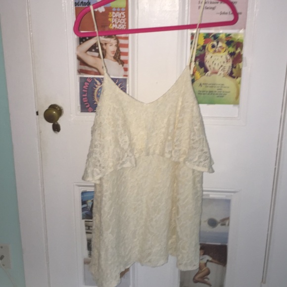 Lace ivory dress
