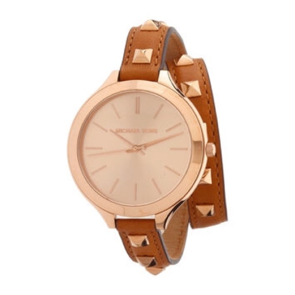 Michael Kors Accessories - Michael Kors Slim Runway Double Wrap Watch