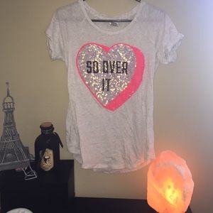 PINK "so over it" t-shirt