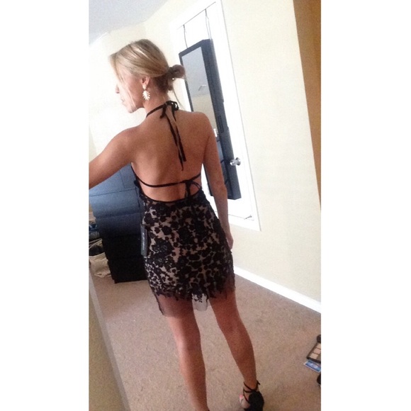 For Love & Lemons Halter Dress Size SMALL - Picture 4 of 4