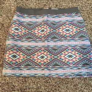 American Eagle Aztech Skirt worn 1x size 6