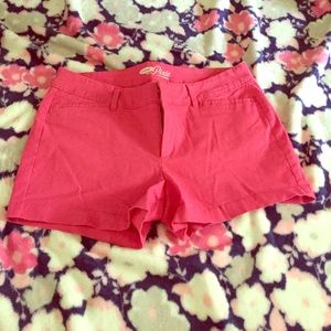 Hot pink pixie shorts