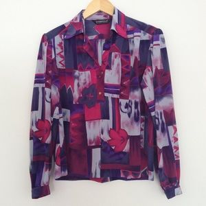 Vintage Sketchbook Blouse