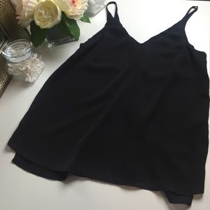 Double V- neck tank top