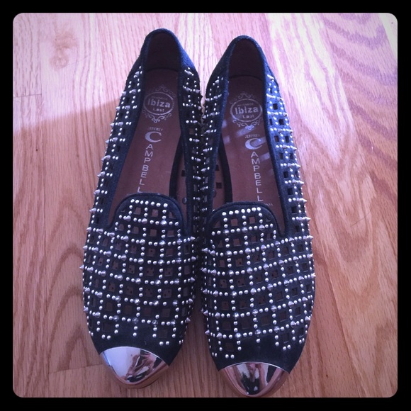 Jeffrey Campbell women's studded flats/loafers
