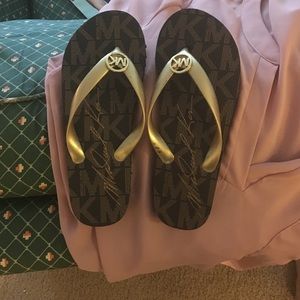 Michael Kors flip flops