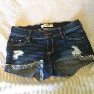 hollister jean shorts