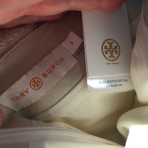 Tory burch Ruby linen embroidered skirt Nwt 6 - Picture 4 of 4