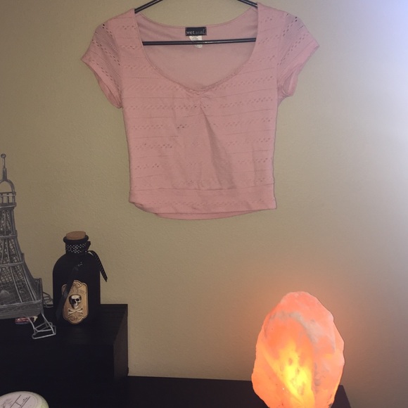 Light Pink Crop Top