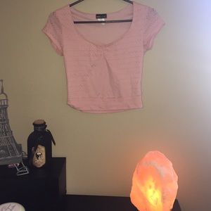 Light Pink Crop Top