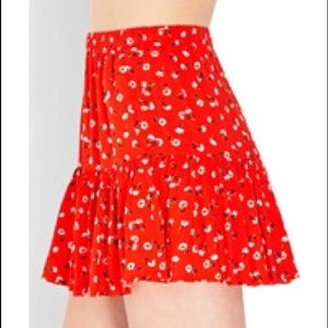 BNWT ditsy floral mini skirt