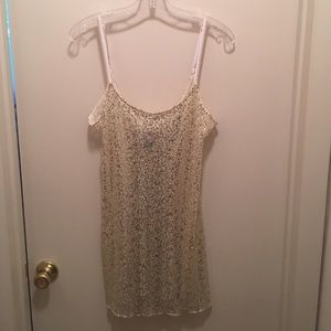 Free People sequin slip dress