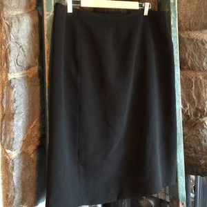 Simple Black Career Skirt Sz16