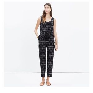 Madewell Diamond Dot Tank jumpsuit M