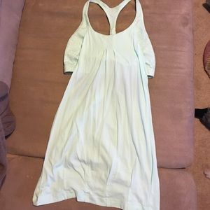 Lululemon workout cutout tank with sports bra